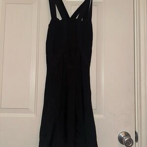 bebe Black Strapless Dress